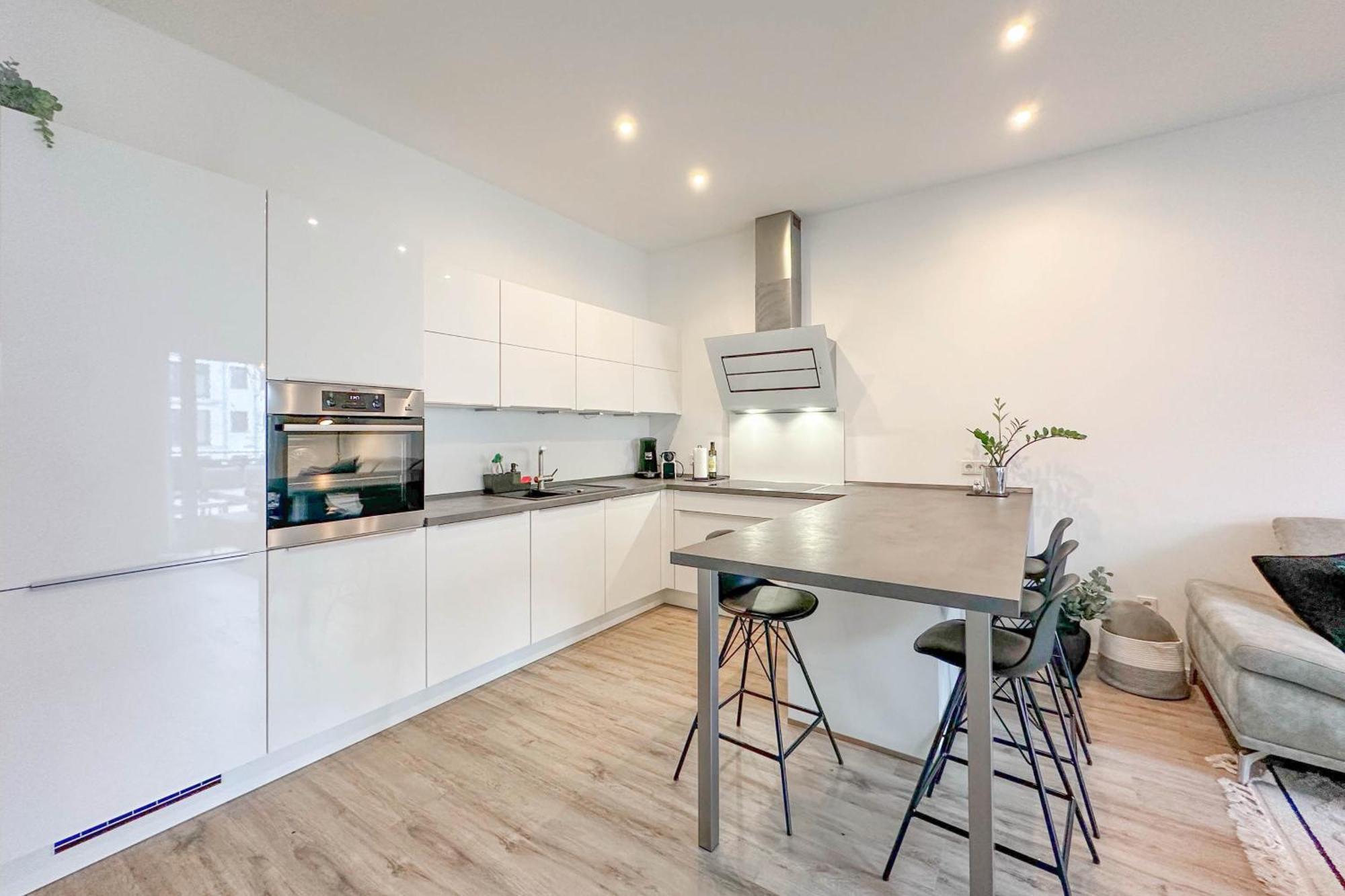 Modernes Trierer Cityloft Mit Grossem Balkon Esterno foto