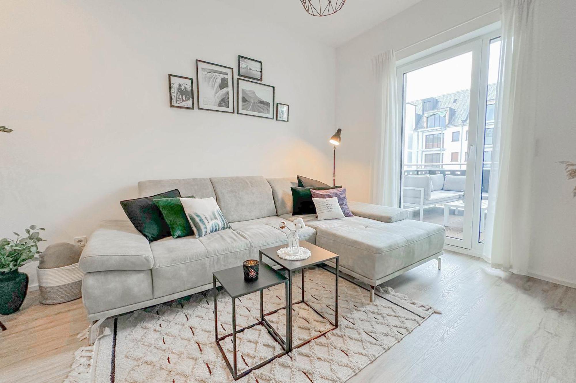 Modernes Trierer Cityloft Mit Grossem Balkon Esterno foto